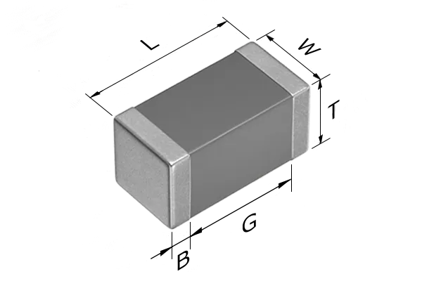 MLCC capacitor 0603CG100J500NT